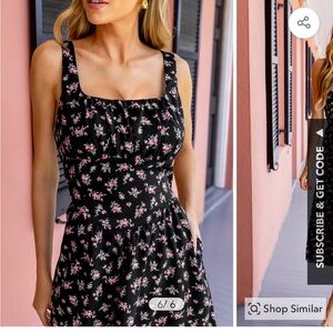 Cupshe medium ditsy floral print maxi dress